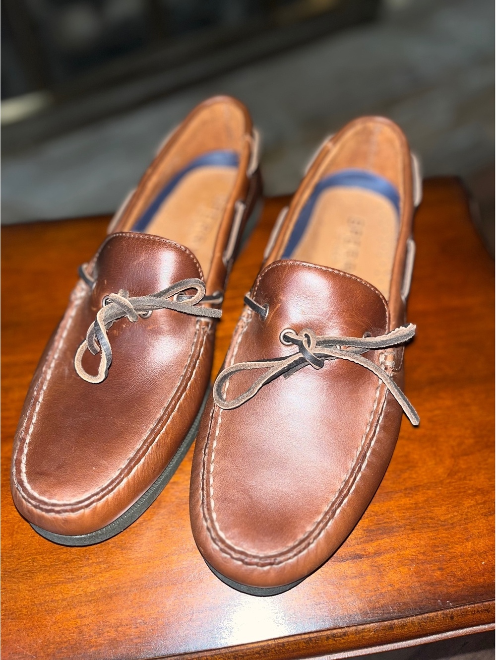 Sperry Men's Authentic Original 1-Eye Boat Shoes Brown Leather 109157 Size US 11